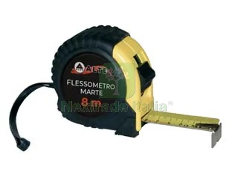 6BLISTER FLESSOMETRO MARTE - mt.8 nastro mm.25h. — Misurazione e taglio manuale — rif. FERX.FER161558 6BLISTER FLESSOMETRO MARTE - mt.8 nastro mm.25h. — Misurazione e taglio manuale — rif. FERX.FER161558