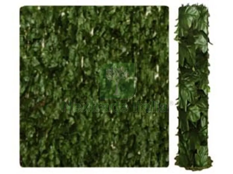 Siepe Ornamentale Artificiale con Foglie Edera - mt.10x1,5h. - 6000 foglie — Attrezzi da giardino — rif. FERX.FER481045 Siepe Ornamentale Artificiale con Foglie Edera - mt.10x1,5h. - 6000 foglie — Attrezzi da giardino — rif. FERX.FER481045