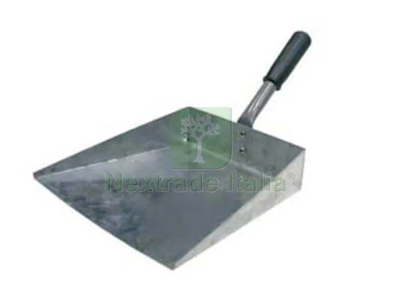 4PZ Paletta Raccogli Immondizia in Lamiera Zincata - cm.21x21x5h. — Lamiere, lastre e piastre — rif. FERX.FER162142