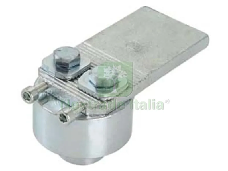 CARDINE REGOLABILE CON CUSCINETTO E VITI REGISTRO ART.345RM - ? mm.50x65h. — Cerniere e cardini — rif. FERX.FER162357