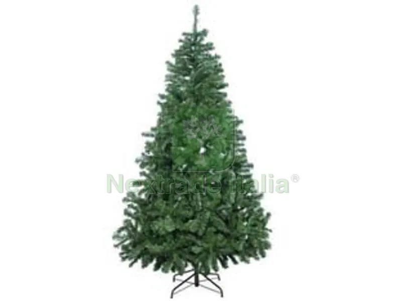 ALBERO DI NATALE VERDE - cm.180h. con 600 rami, base in metallo — Decorazioni natalizie — rif. FERX.FER118460