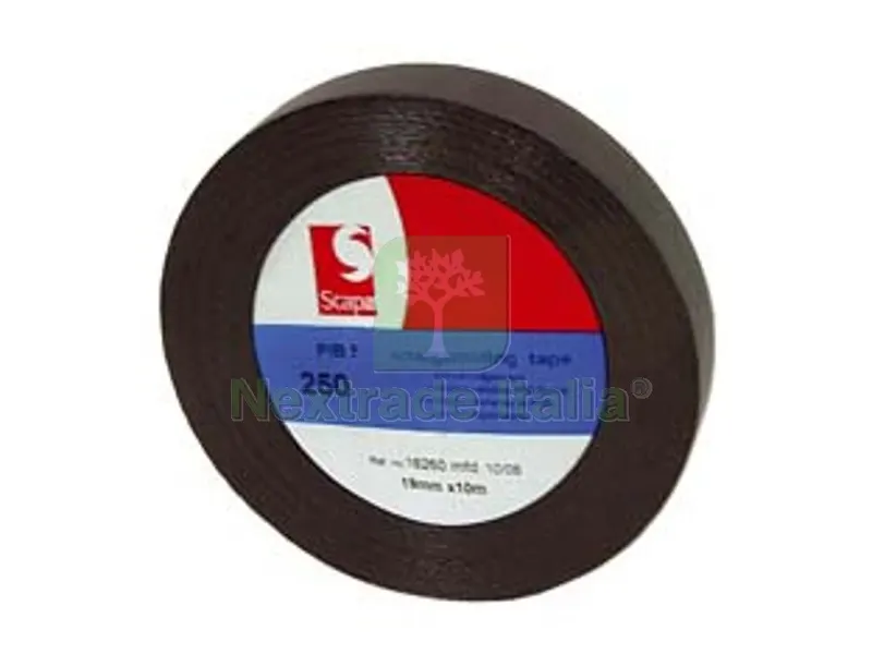 6PZ NASTRO AUTOAGGLOMERANTE mm.19h. in rotoli da mt.9,1 spessore mm.0,50 prodotto in gomma etilenpropilenica (EPR) con resistenza all?alta temperatura copre una vasta gamma di applicazioni si — Cavi e fili — rif. FERX.FER163705 6PZ NASTRO AUTOAGGLOMERANTE mm.19h. in rotoli da mt.9,1 spessore mm.0,50 prodotto in gomma etilenpropilenica (EPR) con resistenza all?alta temperatura copre una vasta gamma di applicazioni si — Cavi e fili — rif. FERX.FER163705