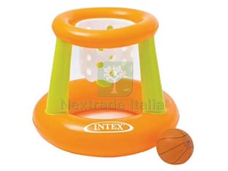 canestro gonfiabile "hoops" per piscina +3 anni - ? cm.67x55h. - peso kg.0,55 (58504) — Gonfiabili e galleggianti — rif. FERX.FER164023
