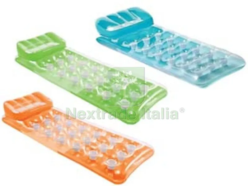 materassino gonfiabile 18 buchi "fashion" - cm.188x71 - peso kg.1,35 (58890) — Gonfiabili e galleggianti — rif. FERX.FER164030 materassino gonfiabile 18 buchi "fashion" - cm.188x71 - peso kg.1,35 (58890) — Gonfiabili e galleggianti — rif. FERX.FER164030