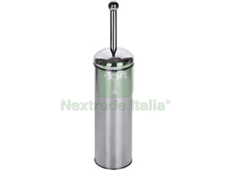 2PZ PORTASCOPINO WC IN ACCIAIO INOX - ? mm.100x360h. — Accessori bagno — rif. FERX.FER164191 2PZ PORTASCOPINO WC IN ACCIAIO INOX - ? mm.100x360h. — Accessori bagno — rif. FERX.FER164191