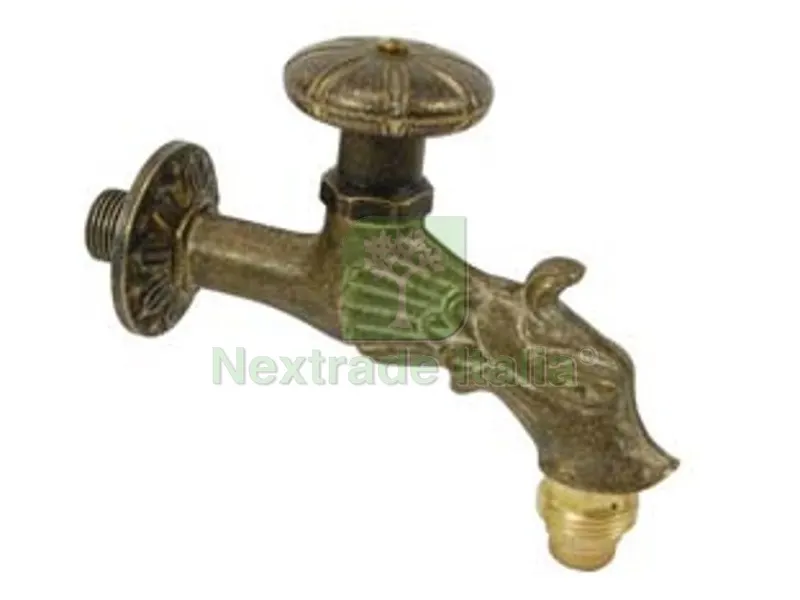 RUBINETTO ARTISTICO IN OTTONE A VITONE BRONZO ANTICATO attacco M 1/2" — Rubinetti e valvole — rif. FERX.FER164368 RUBINETTO ARTISTICO IN OTTONE A VITONE BRONZO ANTICATO attacco M 1/2" — Rubinetti e valvole — rif. FERX.FER164368