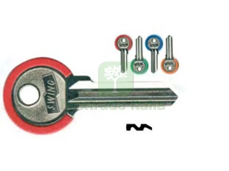 100PZ Chiavi per Cilindri Corbin 5 Spine Grandi CB6DZ - CB6DZ DX swing 4 colori assortiti — Serrature e cilindri — rif. FERX.FER165662