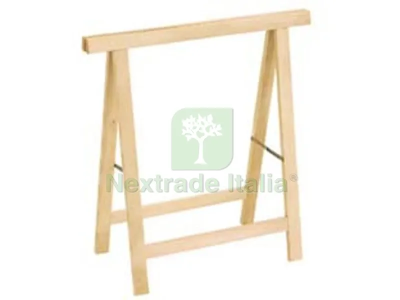2PZ Cavalletto Pieghevole in Legno - mm.750x400x750 — Tempo libero outdoor — rif. FERX.FER165969