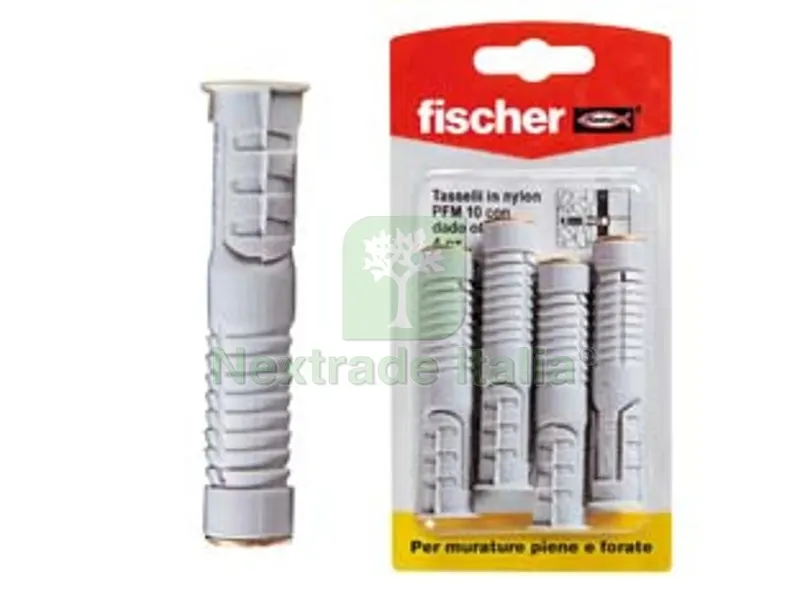 12BLISTER TASSELLI IN NYLON "PMF" RICAMBIO PER MENSOLE "CSB/CPF" - PFM 8K in blister da pz.4 — Tasselli e ancoraggi — rif. FERX.FER166133
