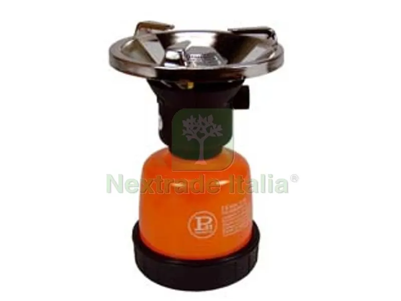FORNELLINO GAS CAMPING IN METALLO ACCENSIONE NORMALE — Casalinghi e organizzazione — rif. FERX.FER166492