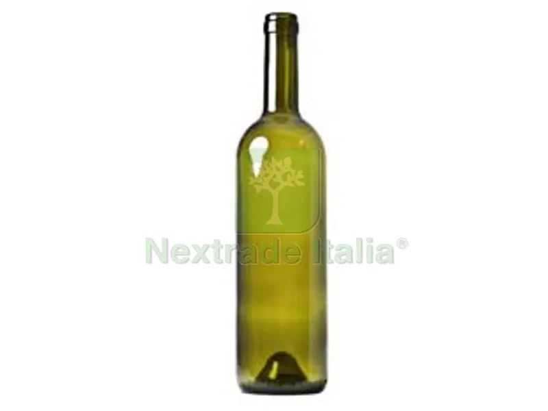20PZ Bottiglia Bordolese in Vetro Verde Tonda per Vino - capacit? lt.0,75 — Casalinghi e organizzazione — rif. FERX.FER167123