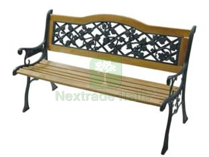 Panchina Modello Flora - cm.126x56x76h. - peso Kg.26 — Tempo libero outdoor — rif. FERX.FER167253