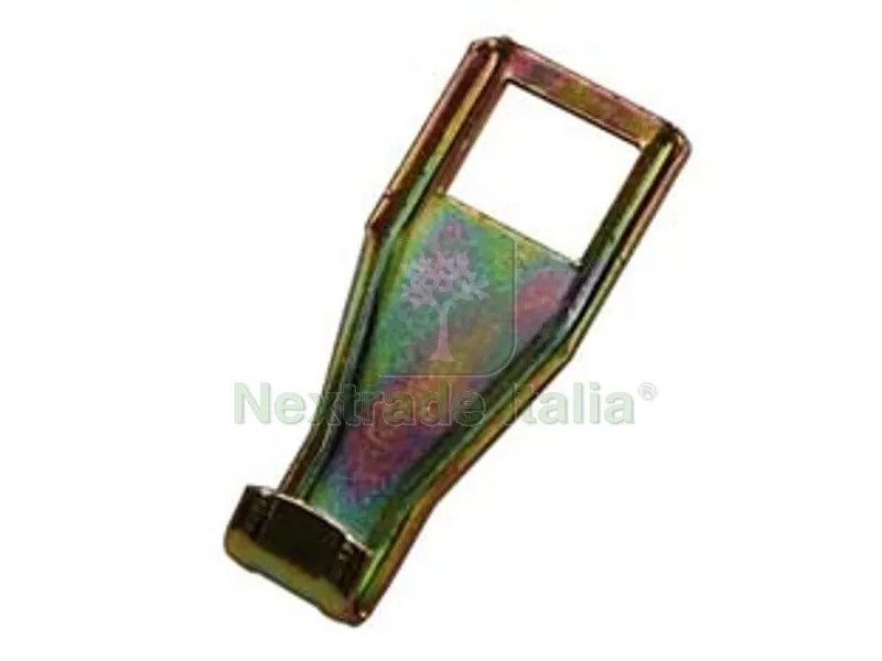 100PZ GANCI FISSI PER AVVOLGIBILI IN PLASTICA - mm.40h. — Ferramenta per legno e mobili — rif. FERX.FER167550