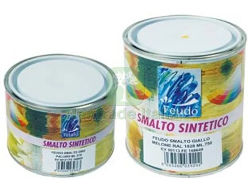6PZ SMALTO SINTETICO LUCIDO (LACK 82) - ml.750 avorio chiaro RAL 1015 — Vernici e smalti — rif. FERX.FER168564