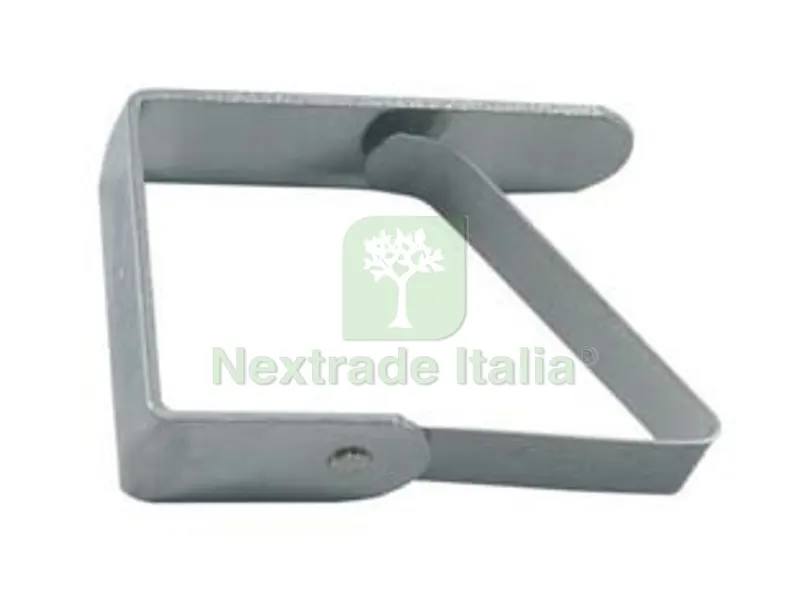 50PZ Fermatovaglie a Molla in Acciaio Inox — Tessili e biancheria casa — rif. FERX.FER169516