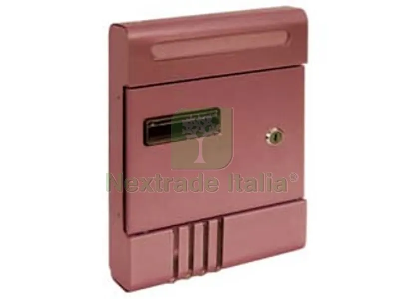 cassetta posta in alluminio per esterni marrone anodizzato - cm.20,4x7x29h. in alluminio anodizzato marrone — Casalinghi e organizzazione — rif. FERX.FER170901