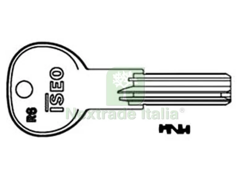 10PZ chiave per cilindri r6 020839 - (020839) — Serrature e cilindri — rif. FERX.FER171175