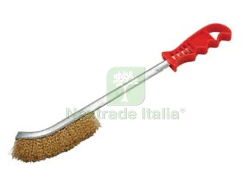 24PZ SPAZZOLE SPID MANICO LUNGO IN ACCIAIO OTTONATO — Punte, frese e dischi — rif. FERX.FER171519 24PZ SPAZZOLE SPID MANICO LUNGO IN ACCIAIO OTTONATO — Punte, frese e dischi — rif. FERX.FER171519