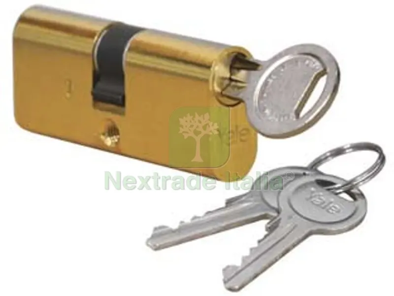 2PZ Cilindri a Infilare Ovali Serie 090 - mm.54 centrato (27x27) (0901002000) — Serrature e cilindri — rif. FERX.FER172479 2PZ Cilindri a Infilare Ovali Serie 090 - mm.54 centrato (27x27) (0901002000) — Serrature e cilindri — rif. FERX.FER172479