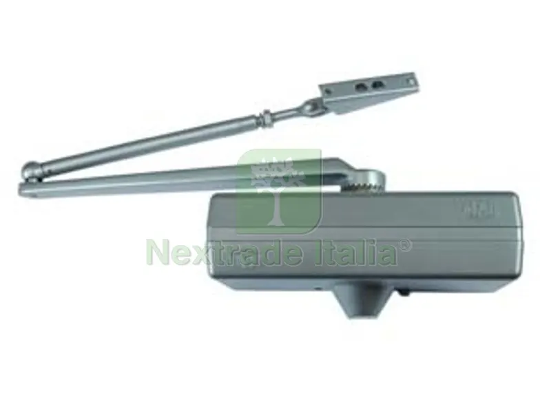 CHIUDIPORTA AEREI CON ARRESTO SERIE 564 - 564 argento (ME640900H) — Ferramenta porte e finestre — rif. FERX.FER172516