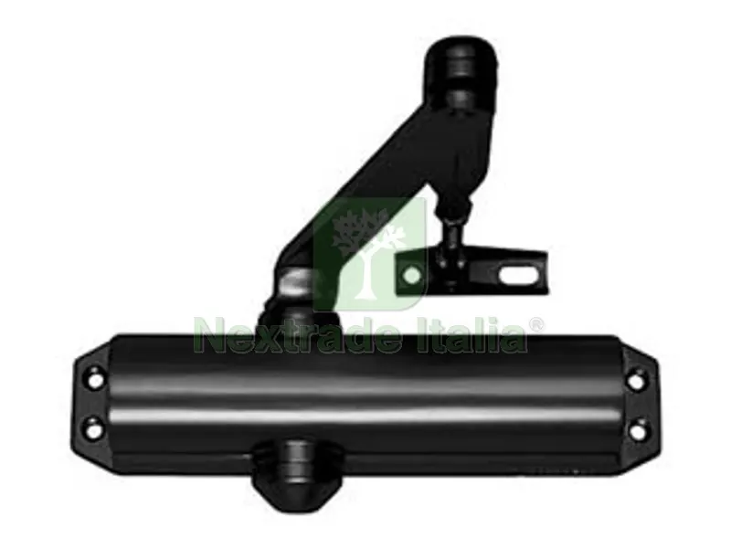 chiudiporta aerei serie dc120 - senza arresto, nero mm.220x47x52h. (dc1209005) — Ferramenta porte e finestre — rif. FERX.FER317801 chiudiporta aerei serie dc120 - senza arresto, nero mm.220x47x52h. (dc1209005) — Ferramenta porte e finestre — rif. FERX.FER317801