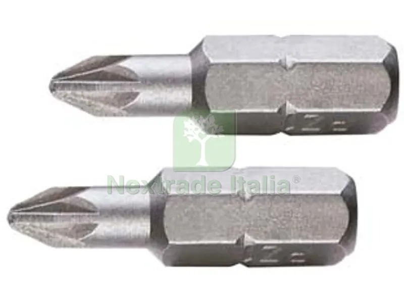 Inserti a Croce Pozidrive in Blister per Avvitatori MM.25 - mm.25 PZ 2 in blister 2pz. — Inserti e bit per avvitatori — rif. FERX.FER173070 Inserti a Croce Pozidrive in Blister per Avvitatori MM.25 - mm.25 PZ 2 in blister 2pz. — Inserti e bit per avvitatori — rif. FERX.FER173070
