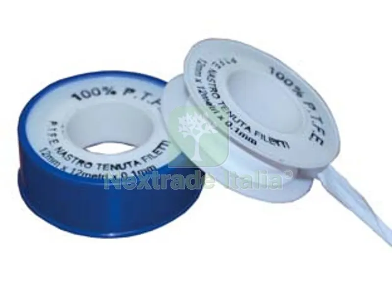 10PZ Nastro Teflon MM.12 MT.12 MM.0,1 — Guarnizioni e tenute — rif. FERX.FER173964 10PZ Nastro Teflon MM.12 MT.12 MM.0,1 — Guarnizioni e tenute — rif. FERX.FER173964
