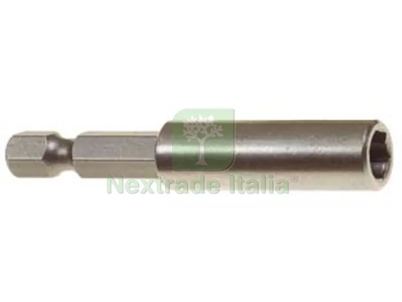 6BLISTER PORTAINSERTI MAGNETICO - mm.60 gambo esagonale 1/4" — Inserti e bit per avvitatori — rif. FERX.FER174671