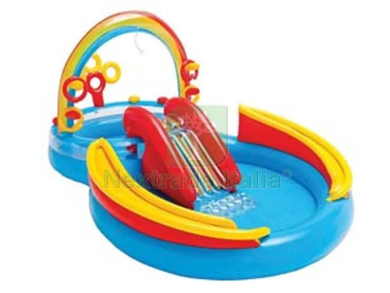 piscina gonfiabile ovale "gioco acqua scivolo" +2 anni - cm.297x193x135h. - peso kg.7,80 (57453) — Gonfiabili e galleggianti — rif. FERX.FER175159 piscina gonfiabile ovale "gioco acqua scivolo" +2 anni - cm.297x193x135h. - peso kg.7,80 (57453) — Gonfiabili e galleggianti — rif. FERX.FER175159