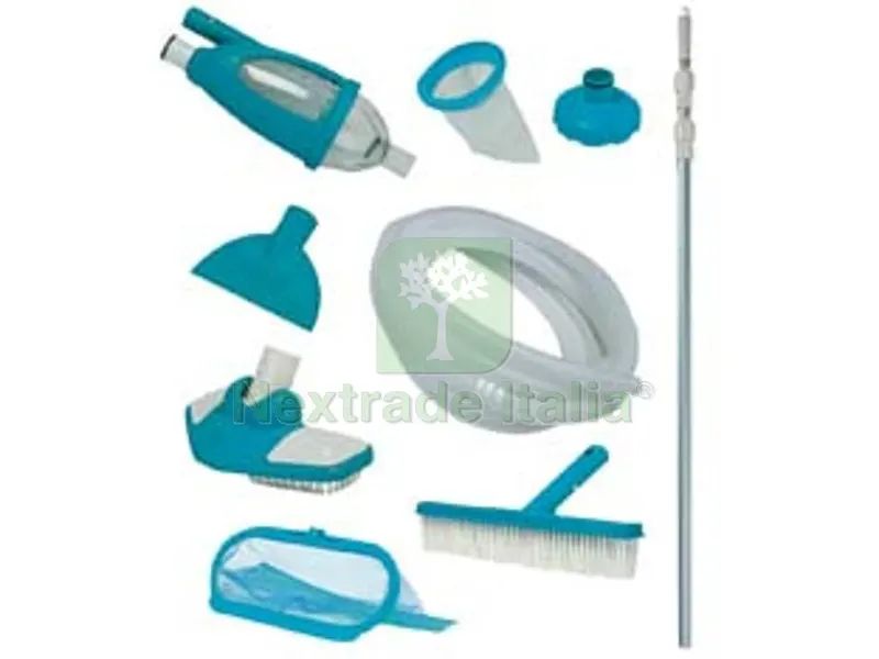 kit mantenimento e pulizia "deluxe" per piscine - peso kg.3,7 (28003) — Piscine e strutture — rif. FERX.FER175227