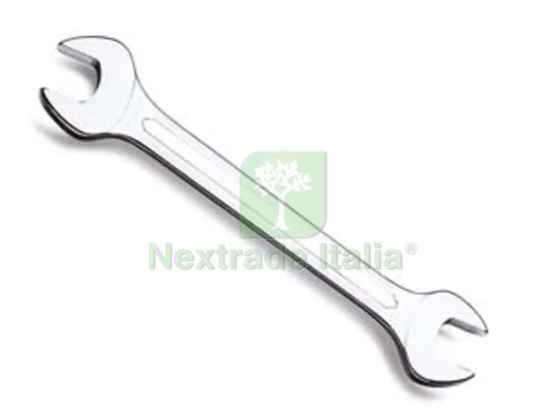 5PZ CHIAVE A FORCHETTA DOPPIA FISSA PROFESSIONALE - mm.18x19 — Tubi e raccordi — rif. FERX.FER177030 5PZ CHIAVE A FORCHETTA DOPPIA FISSA PROFESSIONALE - mm.18x19 — Tubi e raccordi — rif. FERX.FER177030