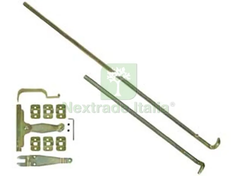 2PZ SPAGNOLETTE PER BALCONE COMPLETE IN KIT TROPICALIZZATE - cm.240 per balcone — Accessori bagno — rif. FERX.FER177498