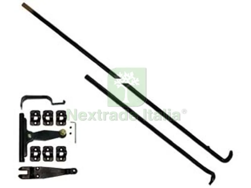 2PZ SPAGNOLETTE PER BALCONE COMPLETE IN KIT NERE - cm.240h. per balcone — Accessori bagno — rif. FERX.FER177504 2PZ SPAGNOLETTE PER BALCONE COMPLETE IN KIT NERE - cm.240h. per balcone — Accessori bagno — rif. FERX.FER177504