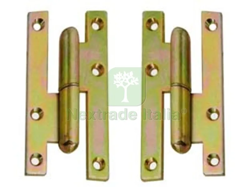 12PZ Cerniere Paumelles in Acciaio Tropicalizzato - mm.110x55x3,0 SX — Cerniere e cardini — rif. FERX.FER177665