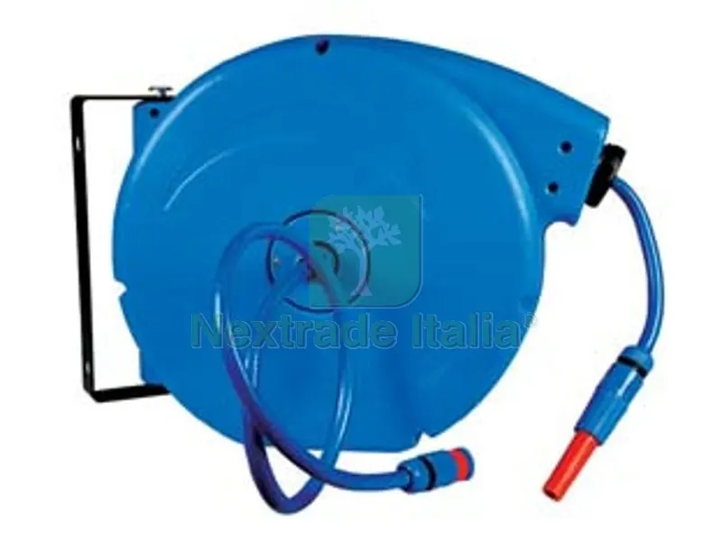 AVVOLGITUBO AUTOMATICO A PARETE MT.20 - mt.20 di tubo PVC ? mm.12 - pressione 6 bar max — Tubi e raccordi — rif. FERX.FER177832