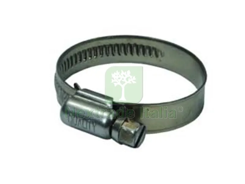 25PZ FASCETTA STRINGITUBO IN ACCIAIO INOX AISI 304 MM.10 - ? mm.40/60 — Tubi e raccordi — rif. FERX.FER180887