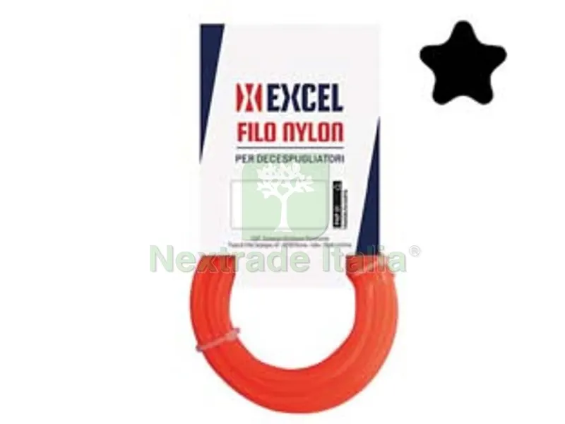 Filo per Decespugliatore in Nylon Pentagono Arancio - ? mm. 3 in matassa da mt.100 — Ricambi e accessori macchine da giardino — rif. FERX.FER182232 Filo per Decespugliatore in Nylon Pentagono Arancio - ? mm. 3 in matassa da mt.100 — Ricambi e accessori macchine da giardino — rif. FERX.FER182232