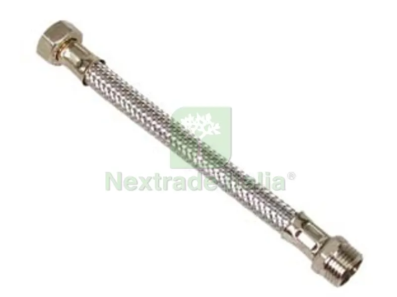 10PZ FLESSIBILE INOX M1/2 - F1/2 - M 1/2" F 1/2" cm.25 — Flessibili e allacci — rif. FERX.FER182416 10PZ FLESSIBILE INOX M1/2 - F1/2 - M 1/2" F 1/2" cm.25 — Flessibili e allacci — rif. FERX.FER182416