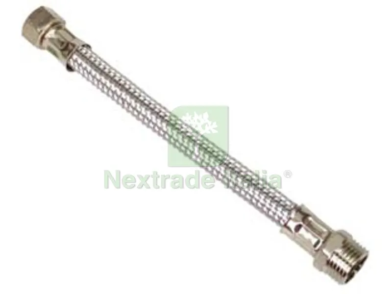 10PZ Flessibile Inox M1/2 - F3/8 - M 1/2" F 3/8" cm.50 — Flessibili e allacci — rif. FERX.FER182522 10PZ Flessibile Inox M1/2 - F3/8 - M 1/2" F 3/8" cm.50 — Flessibili e allacci — rif. FERX.FER182522