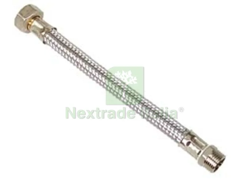 10PZ FLESSIBILE INOX DN8 M3/8 - F1/2 - M3/8 - F1/2 cm.40 — Flessibili e allacci — rif. FERX.FER182645 10PZ FLESSIBILE INOX DN8 M3/8 - F1/2 - M3/8 - F1/2 cm.40 — Flessibili e allacci — rif. FERX.FER182645