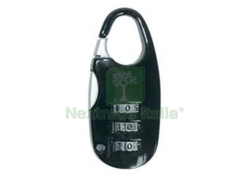12BLISTER Lucchetto AD Arco a Combinazione per Valige - mm.20 — Lucchetti e catene — rif. FERX.FER183635 12BLISTER Lucchetto AD Arco a Combinazione per Valige - mm.20 — Lucchetti e catene — rif. FERX.FER183635