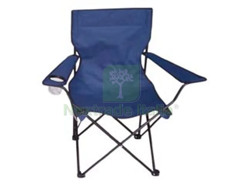 Sedia Pescatore Acciaio Pieghevole - cm.52x52x80h. — Arredo — rif. FERX.FER183741
