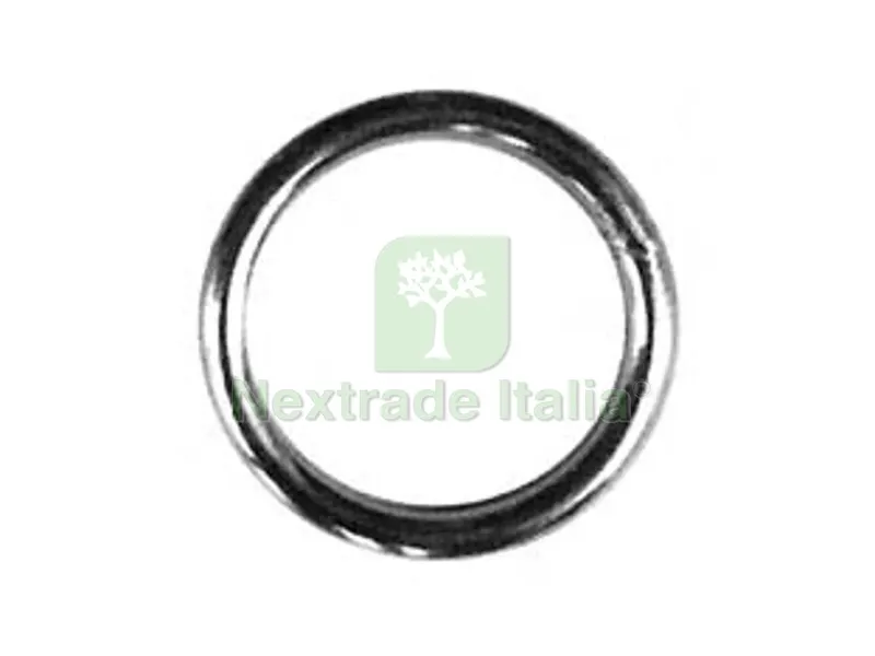 20PZ Anello in Acciaio Zincato - n?23 filo ? mm.6 - ? mm.40 interno — Ferramenta porte e finestre — rif. FERX.FER245364 20PZ Anello in Acciaio Zincato - n?23 filo ? mm.6 - ? mm.40 interno — Ferramenta porte e finestre — rif. FERX.FER245364