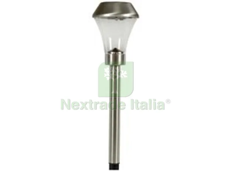 lampada solare inox polluce - ? cm.9x39,5h. — Illuminazione — rif. FERX.FER185448