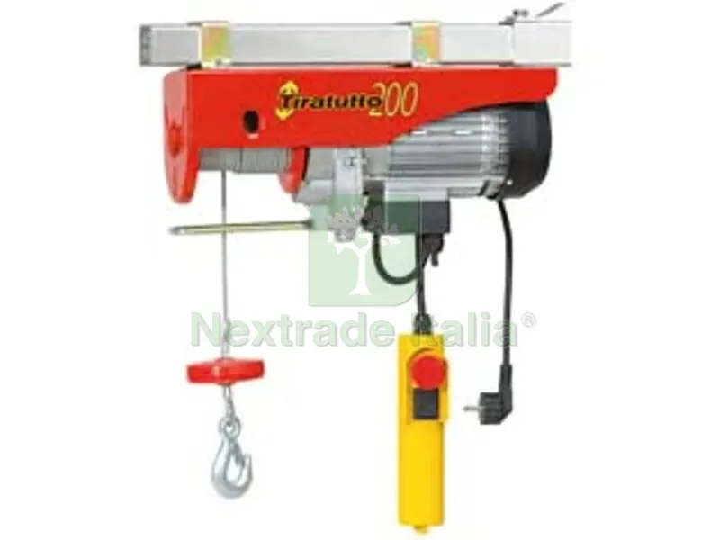 Paranco Elettrico Tiratutto KG.200 TT200 — Utensili muratura — rif. FERX.FER186797 Paranco Elettrico Tiratutto KG.200 TT200 — Utensili muratura — rif. FERX.FER186797
