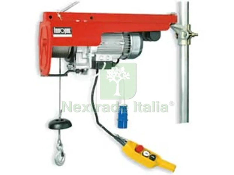 Paranco Elettrico Tiratutto Professionale KG.100-200 HE 200 — Utensili muratura — rif. FERX.FER186810 Paranco Elettrico Tiratutto Professionale KG.100-200 HE 200 — Utensili muratura — rif. FERX.FER186810