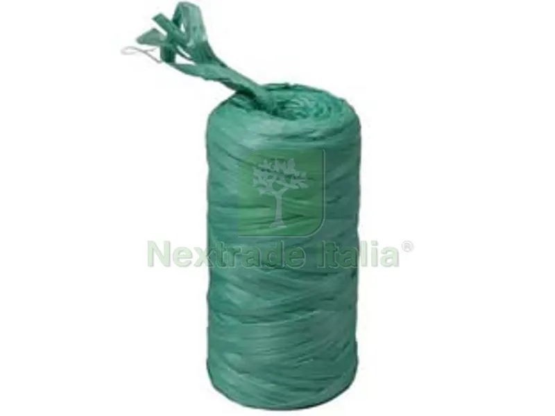 2KG Rafia Sintetica in Rotolo Verde - gr.200 in rotoli — Attrezzi da giardino — rif. FERX.FER187503