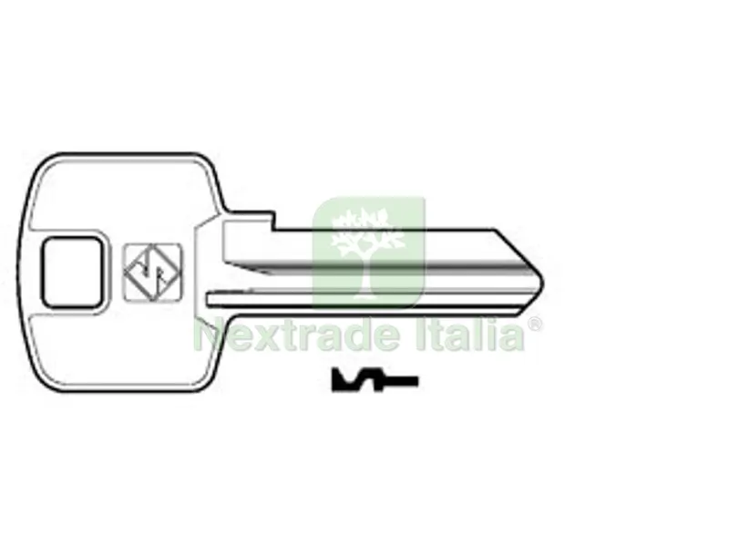 10PZ Chiavi per Cilindri Meroni 5 Spine Grandi MER13R - MER13R SX — Serrature e cilindri — rif. FERX.FER187978 10PZ Chiavi per Cilindri Meroni 5 Spine Grandi MER13R - MER13R SX — Serrature e cilindri — rif. FERX.FER187978