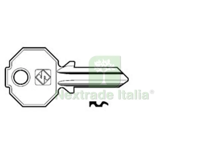 10PZ Chiavi per Cilindri Prefer 4 Spine Piccole PF070 - PF070 DX — Serrature e cilindri — rif. FERX.FER188036