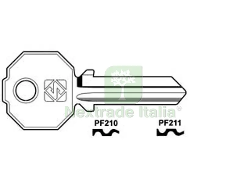 10PZ CHIAVI PER CILINDRI PREFER 5 SPINE GRANDI - PF210 DX — Serrature e cilindri — rif. FERX.FER188067 10PZ CHIAVI PER CILINDRI PREFER 5 SPINE GRANDI - PF210 DX — Serrature e cilindri — rif. FERX.FER188067